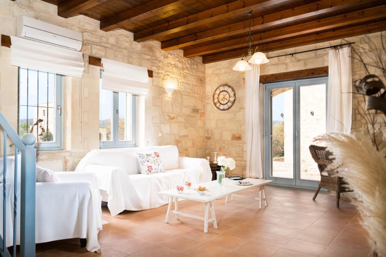 Beachfront Villa Turquoise With Private Pool, Bbq And Ping Pong Table Chania  Exterior foto