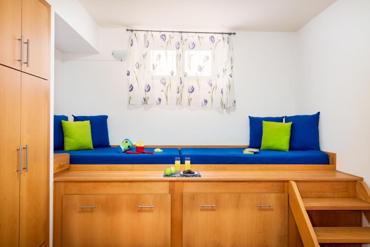 Beachfront Villa Turquoise With Private Pool, Bbq And Ping Pong Table Chania  Exterior foto